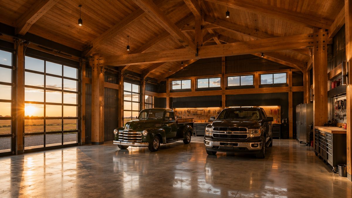 Homestead: showpiece shop, prairie acreage